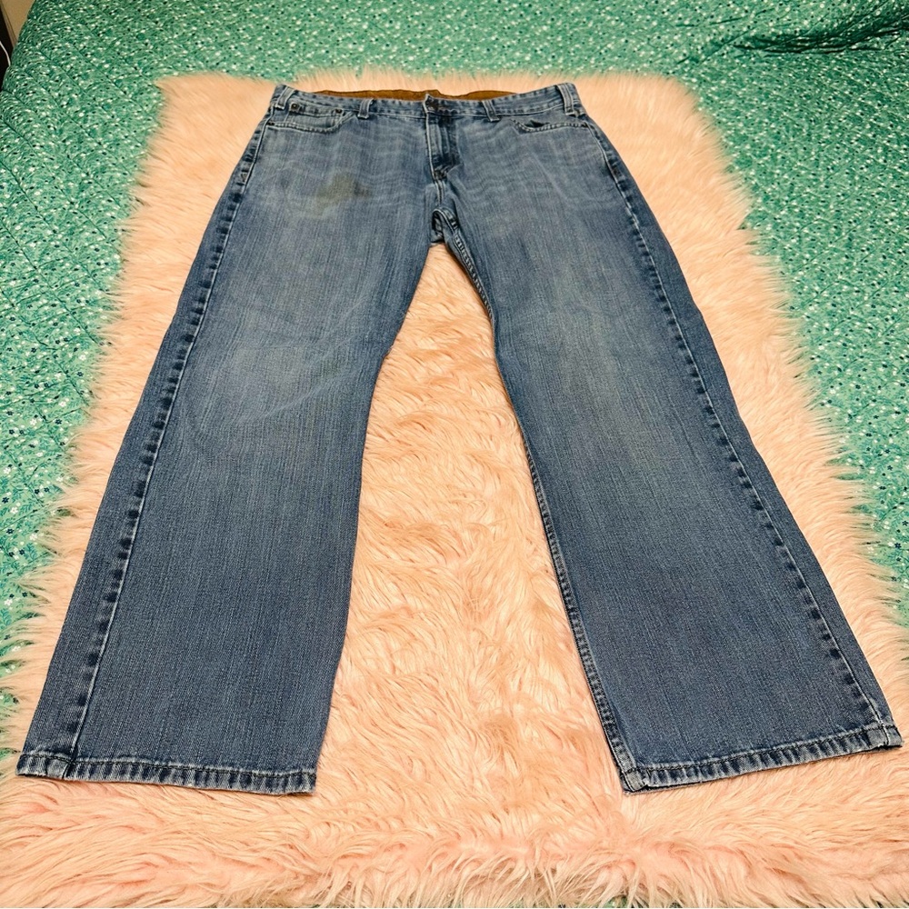 Levi Strauss Authentic Signature Famous Copper Riveted Vintage Straight 36 x 32
